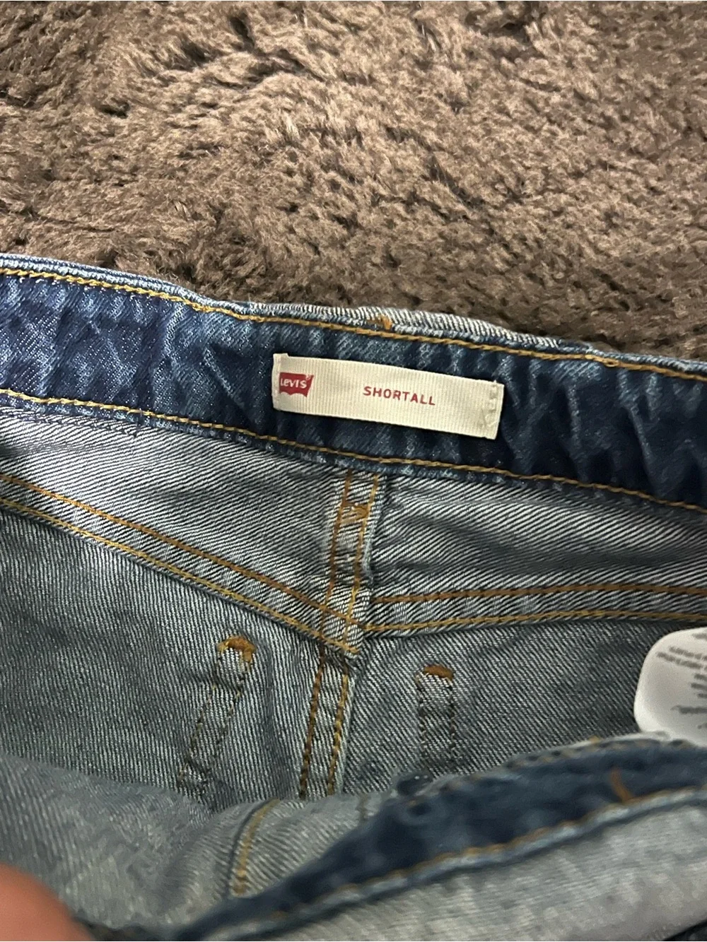 Levi's Kids Blue Denim Shortall Overalls Size XS 5/6